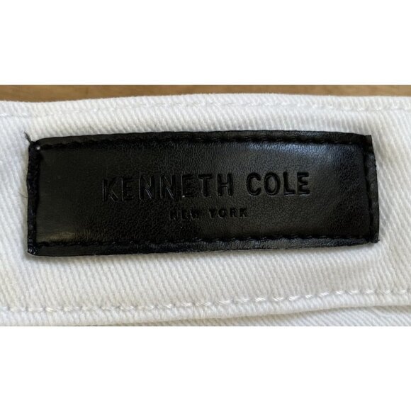 Kenneth Cole Reaction Womens White Pockets Denim Skinny Jeans Size 34x32 - Picture 5 of 6